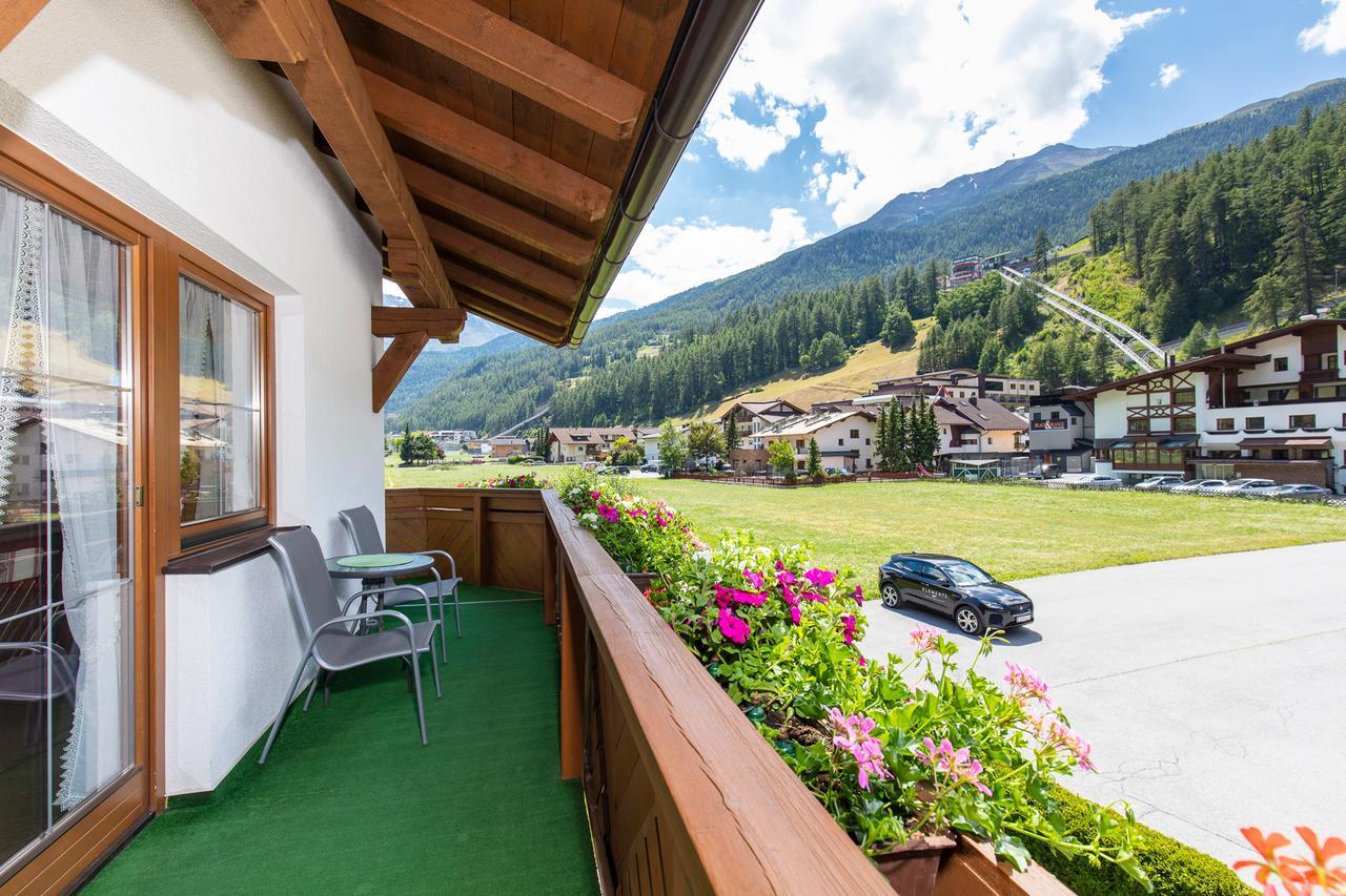 Garni Vierjahreszeiten Sölden Esterno foto